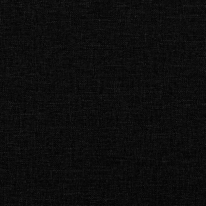 kontinentalseng med madras 200x200 cm stof sort