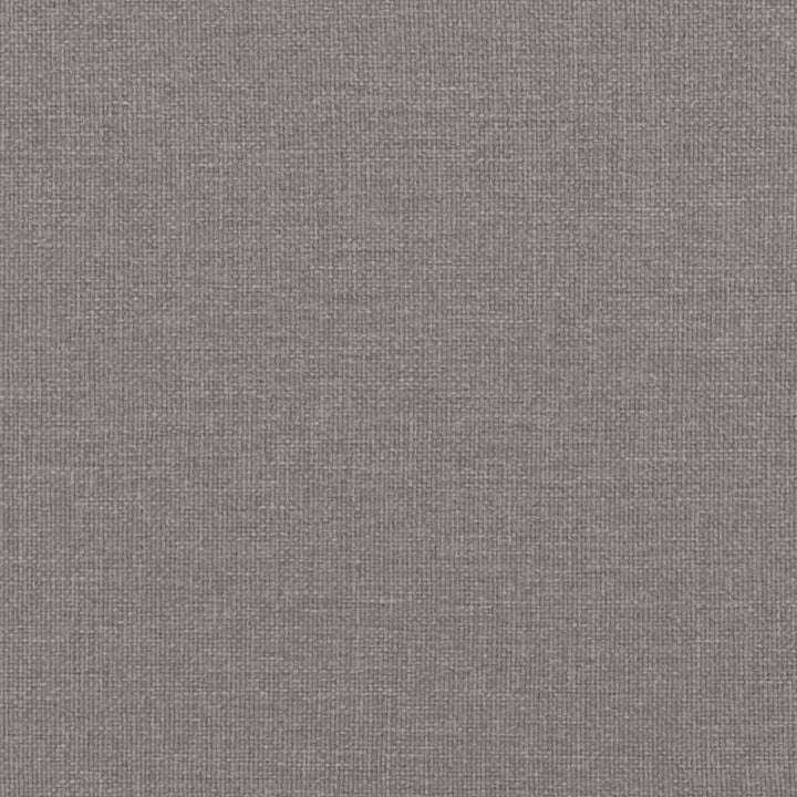 kontinentalseng med madras 200x200 cm stof gråbrun