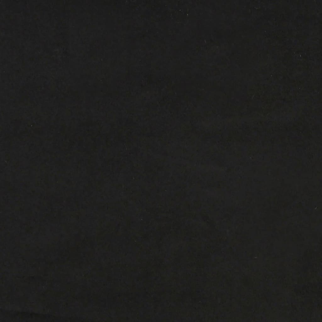 kontinentalseng med madras 80x200 cm fløjl sort