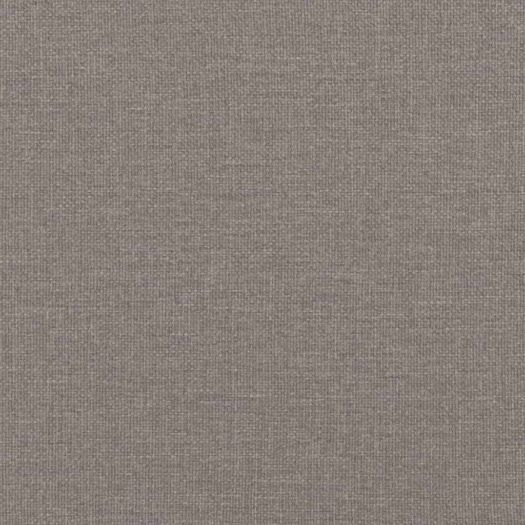 kontinentalseng med madras 90x190 cm stof gråbrun