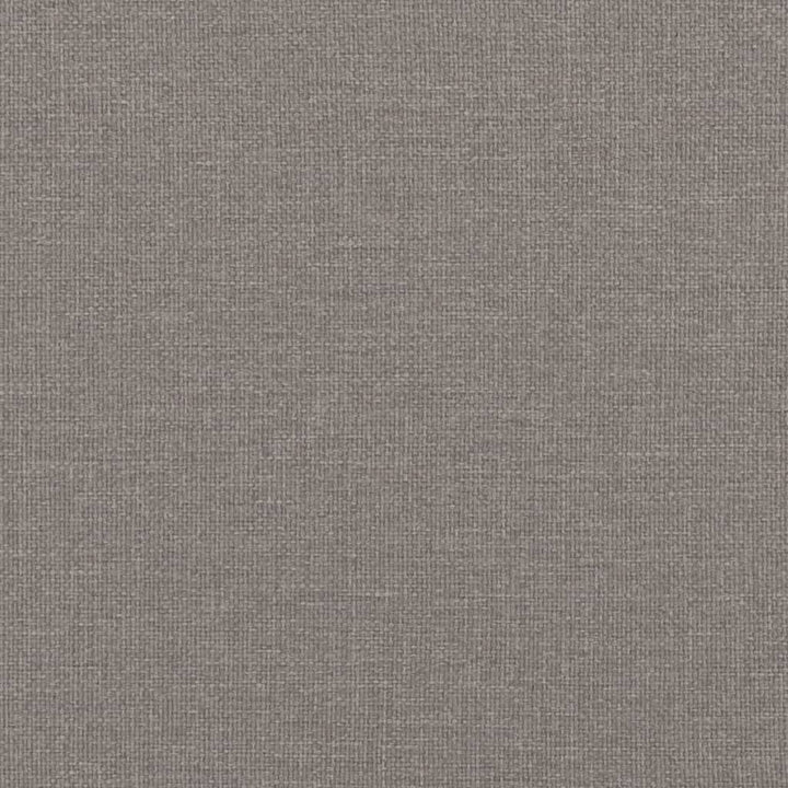 kontinentalseng med madras 200x200 cm stof gråbrun