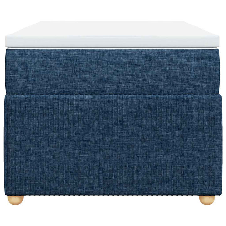 kontinentalseng med madras 80x200 cm stof blå