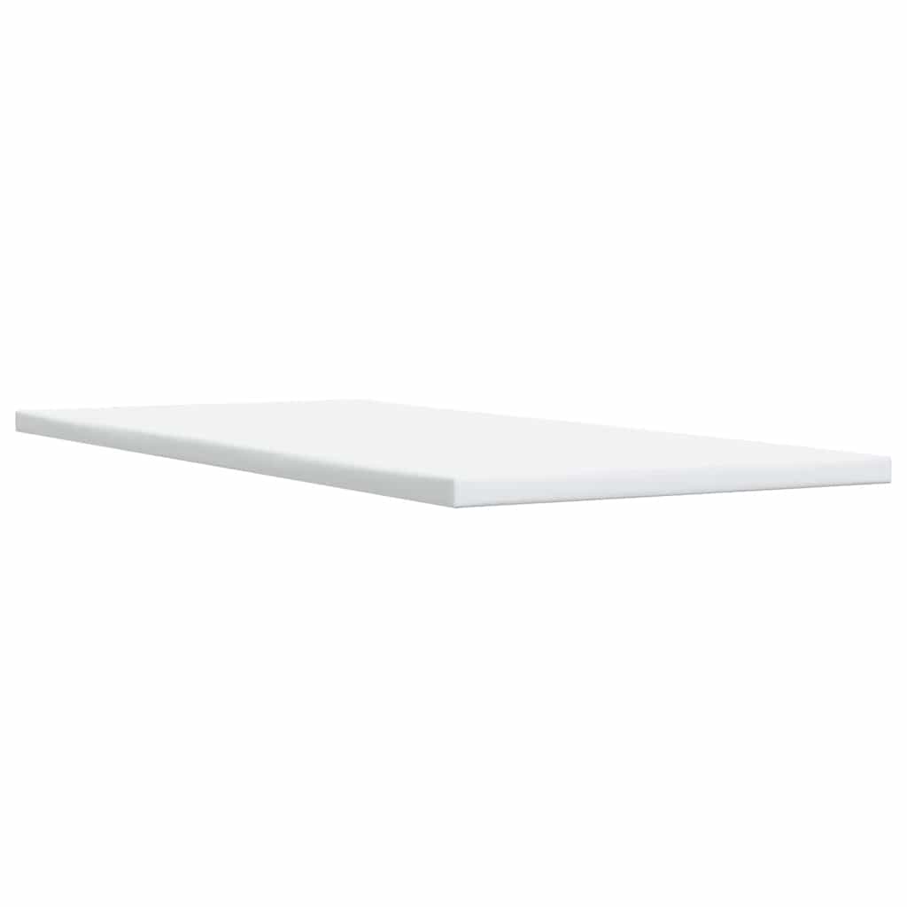 kontinentalseng med madras 90x190 cm stof cremefarvet