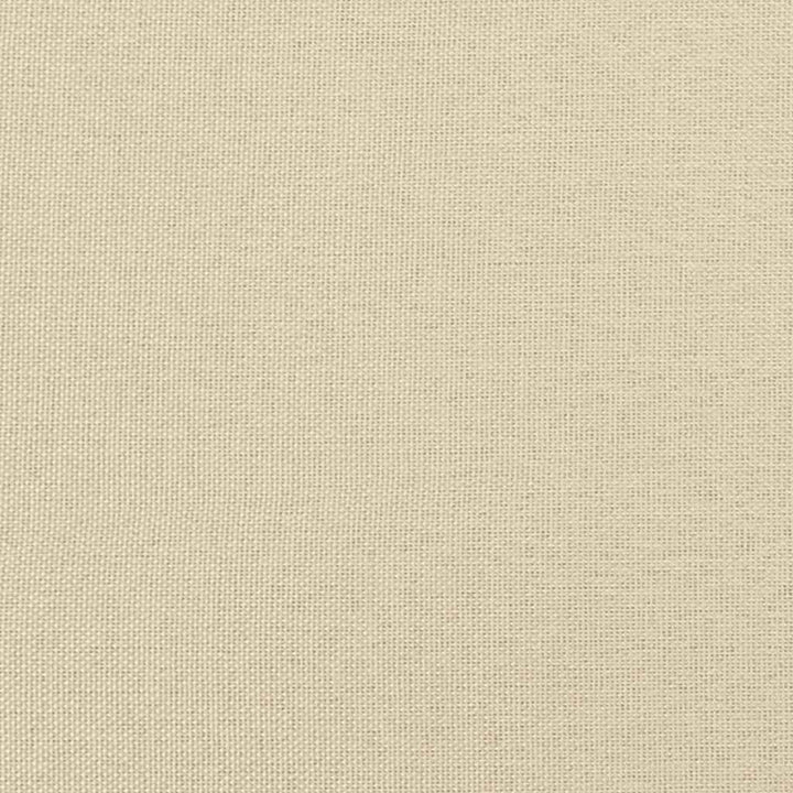 kontinentalseng med madras 90x190 cm stof cremefarvet
