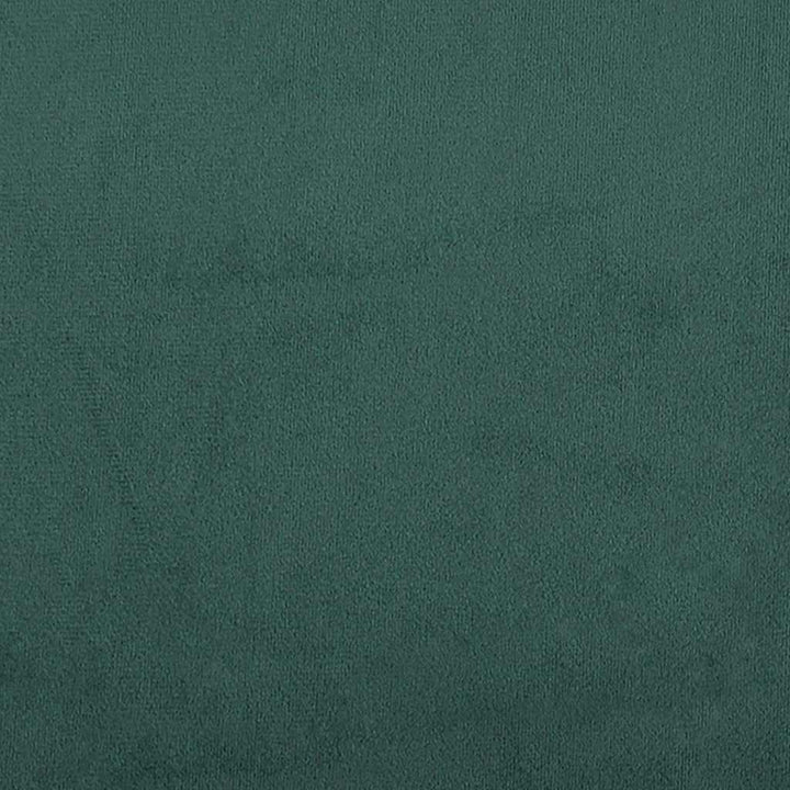 kontinentalseng med madras 80x200 cm fløjl mørkegrøn