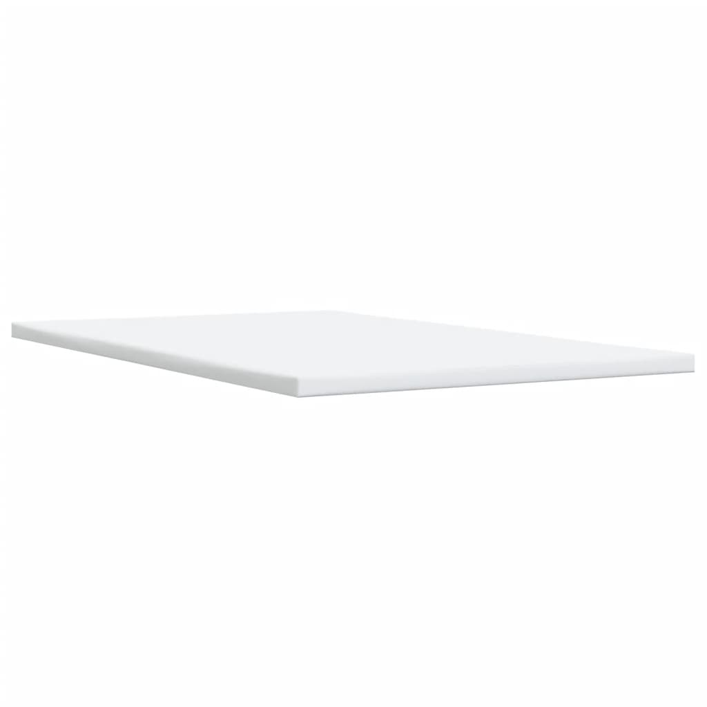 kontinentalseng med madras 90x190 cm stof cremefarvet