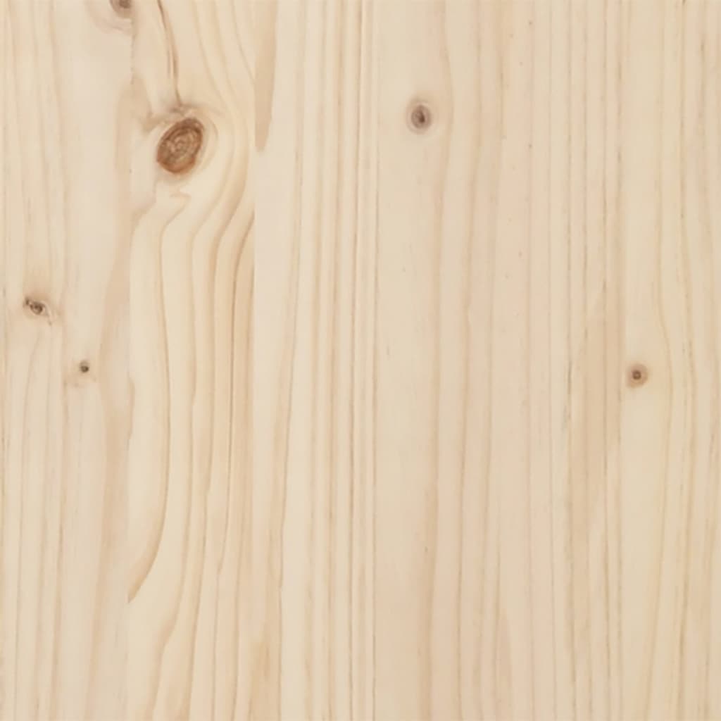 tredobbelt køjeseng 75x190 cm massivt fyrretræ