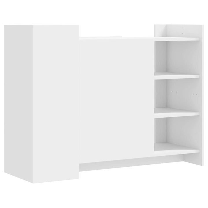 skænk 100x35x75 cm konstrueret træ hvid