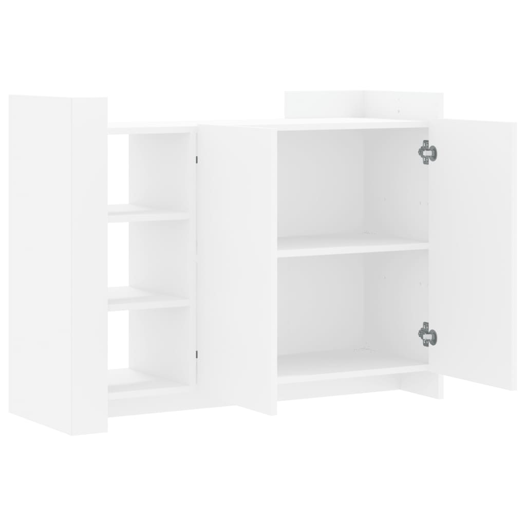 skænk 100x35x75 cm konstrueret træ hvid