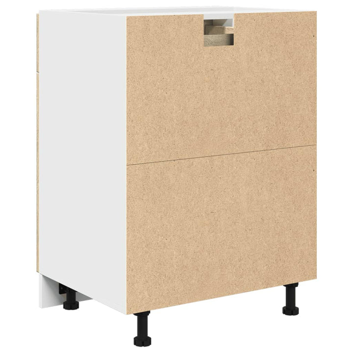 skuffeunderskab 60x46x81,5 cm konstrueret trær sonoma-eg