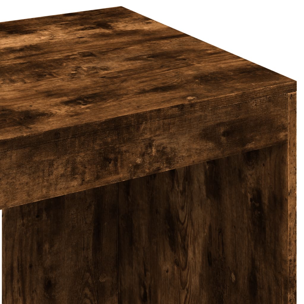 skrivebord 103,5x56,5x94 cm konstrueret træ røget egetræsfarve