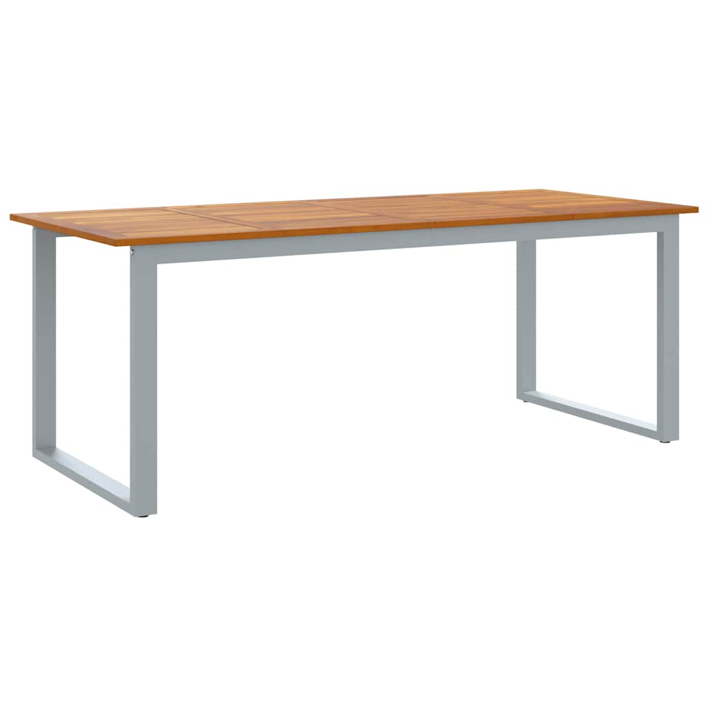 Have Spisebordssæt 7 pcs Grå og brun 200 x 90 x 75 cm