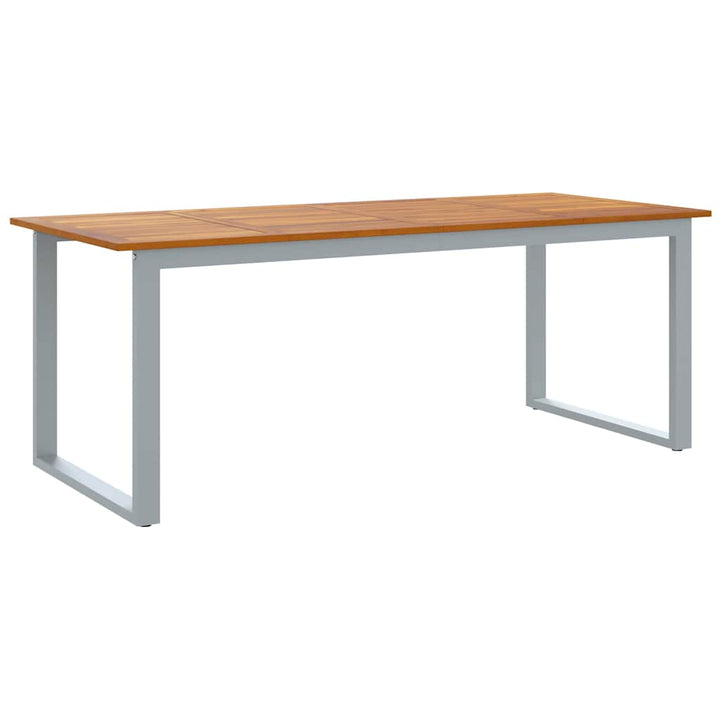 Have Spisebordssæt 7 pcs Grå og brun 200 x 90 x 75 cm