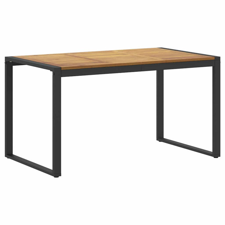 Have Spisebordssæt 7 pcs Sort og brun 140 x 80 x 75 cm