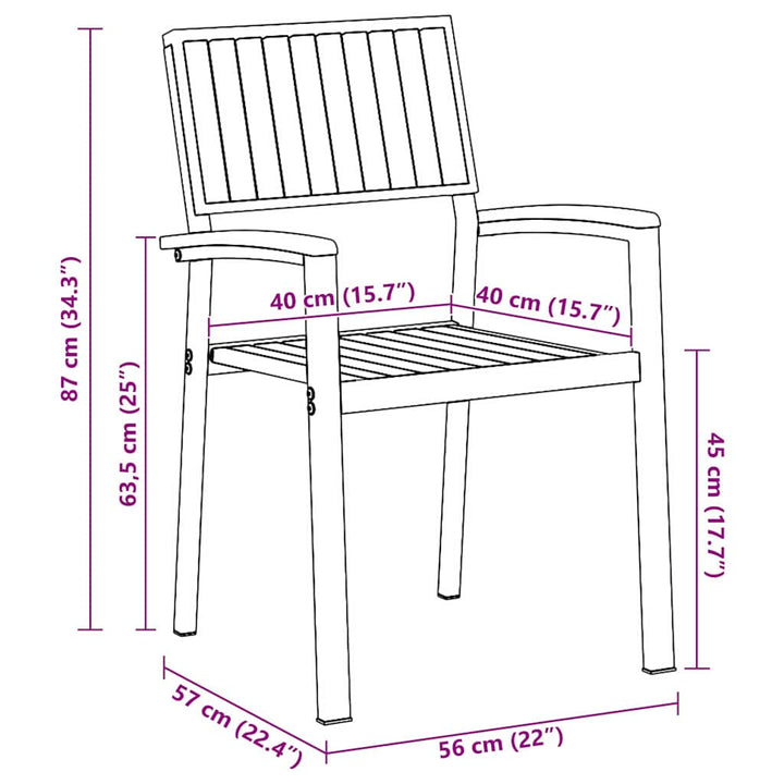 Have Spisebordssæt 7 pcs Sort og brun 200 x 90 x 75 cm