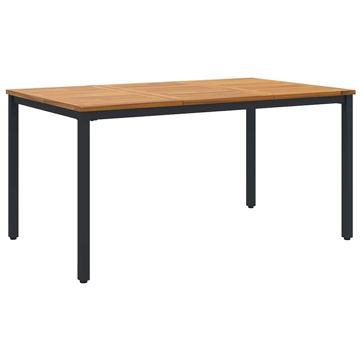 Have Spisebordssæt 7 pcs Sort og brun 150 x 90 x 75 cm