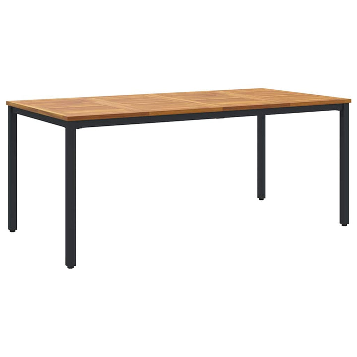 Have Spisebordssæt 5 pcs Sort og brun 180 x 90 x 75 cm