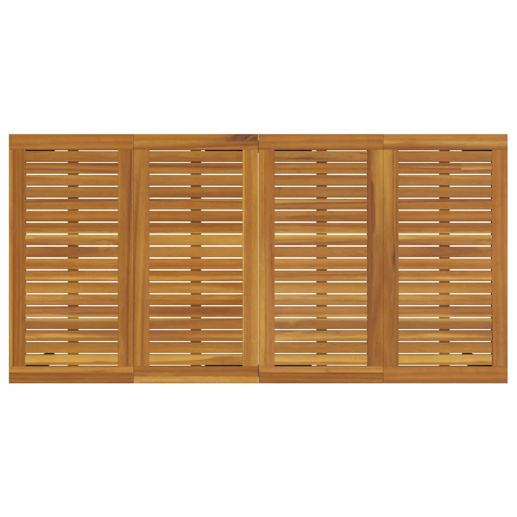 Have Spisebordssæt 7 pcs Sort og brun 180 x 90 x 75 cm