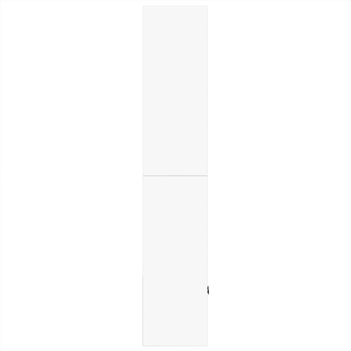 bogreol 70x36x189 cm konstrueret træ hvid