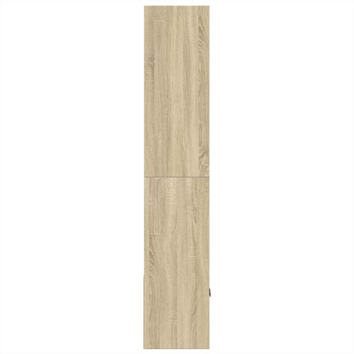 bogreol 70x36x189 cm konstrueret træ sonoma-eg