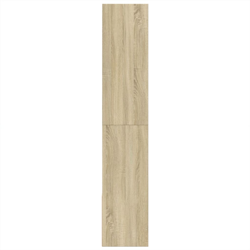 bogreol 100x36x189 cm konstrueret træ sonoma-eg