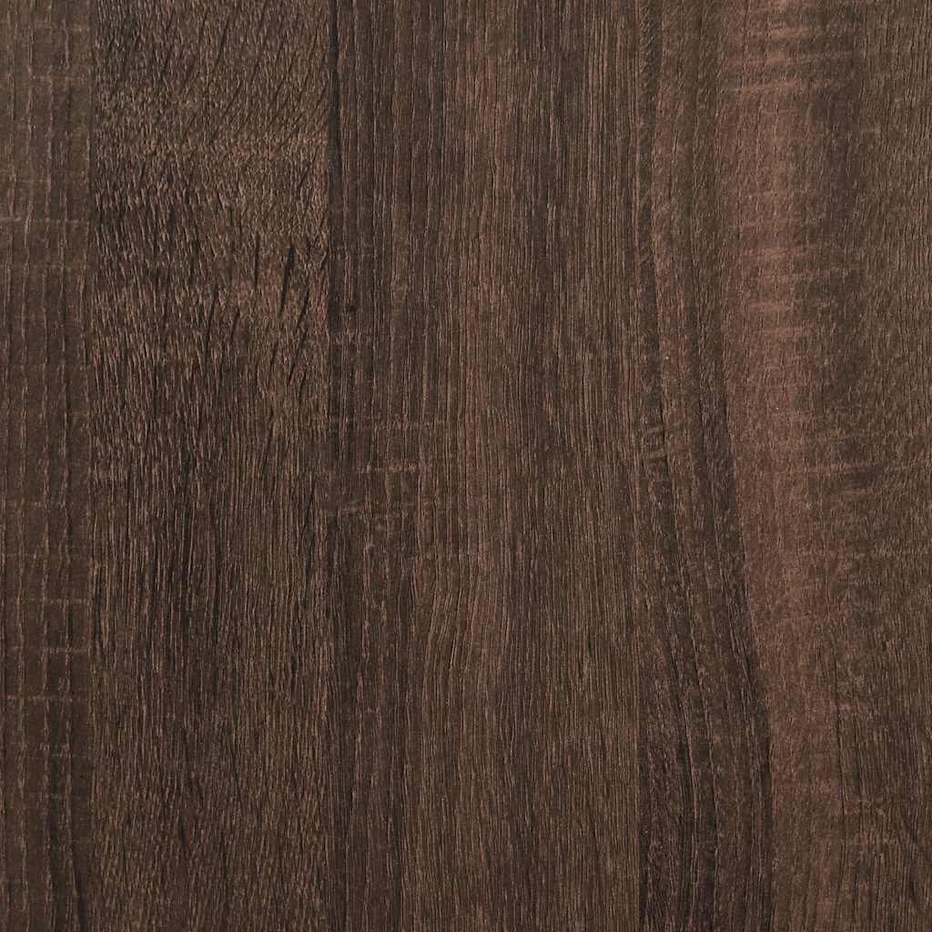 kommode 70x41x70 cm konstrueret træ brun egetræsfarve