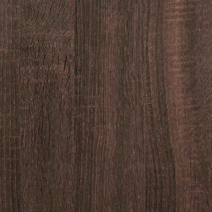 kommode 70x41x70 cm konstrueret træ brun egetræsfarve