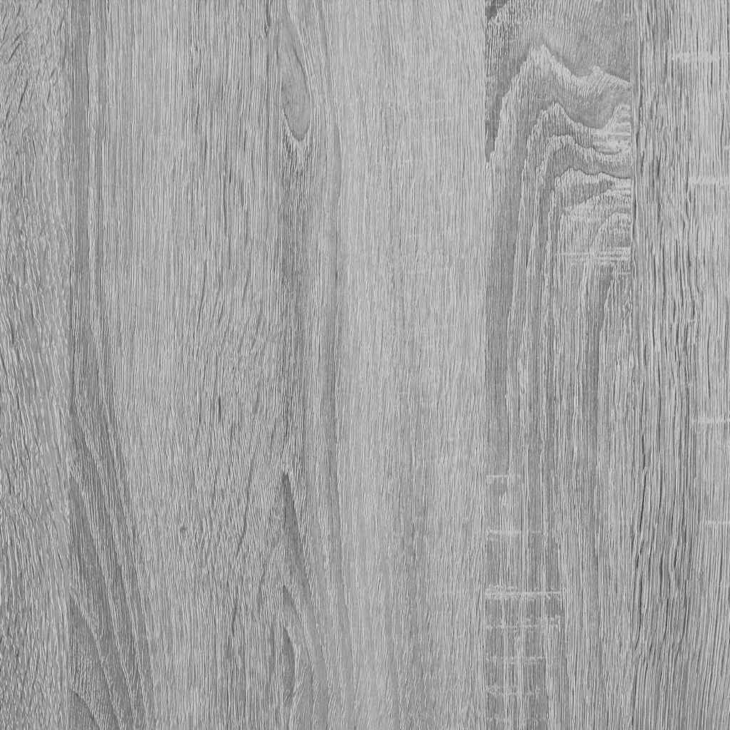 bogreol 40x35x170,5 cm konstrueret træ grå sonoma-eg
