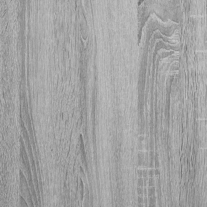 bogreol 40x35x170,5 cm konstrueret træ grå sonoma-eg