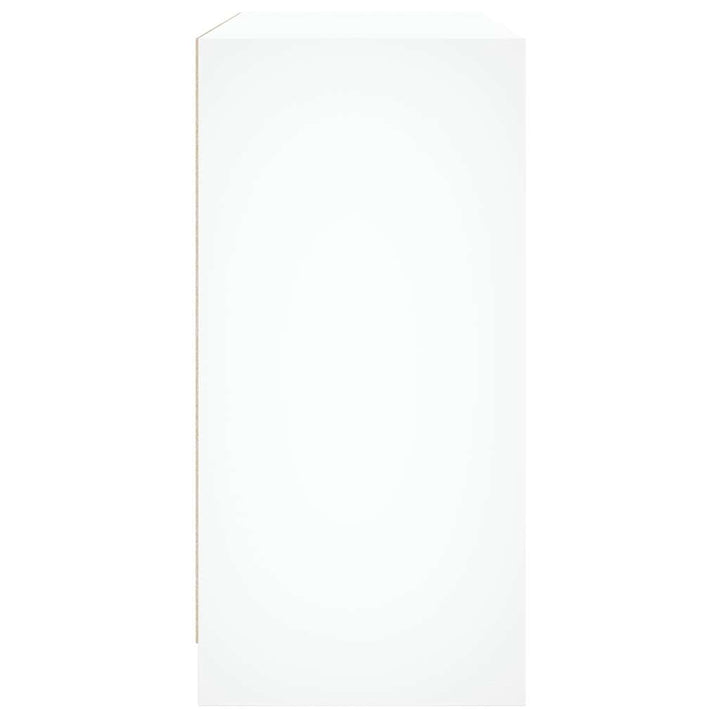 skænk 102x37x75,5 cm konstrueret træ hvid