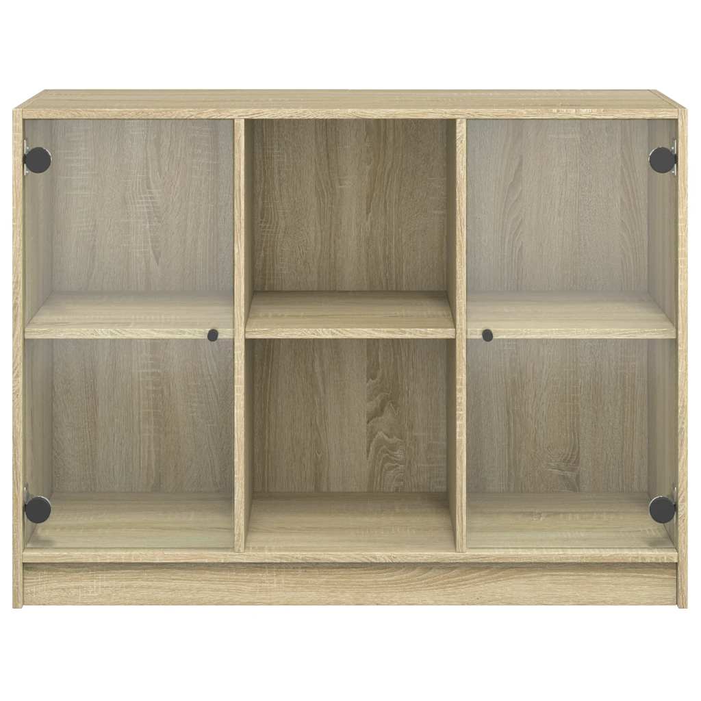skænk 102x37x75,5 cm konstrueret træ sonoma-eg