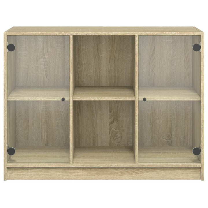 skænk 102x37x75,5 cm konstrueret træ sonoma-eg