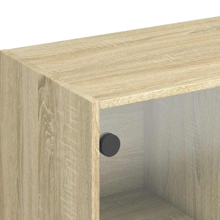 skænk 102x37x75,5 cm konstrueret træ sonoma-eg