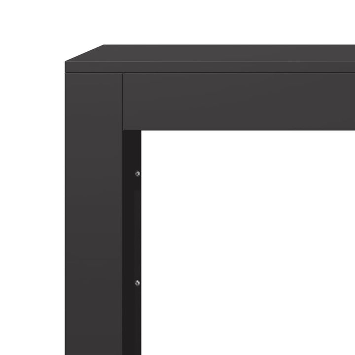 brændestativ 100x40x100 cm stål sort