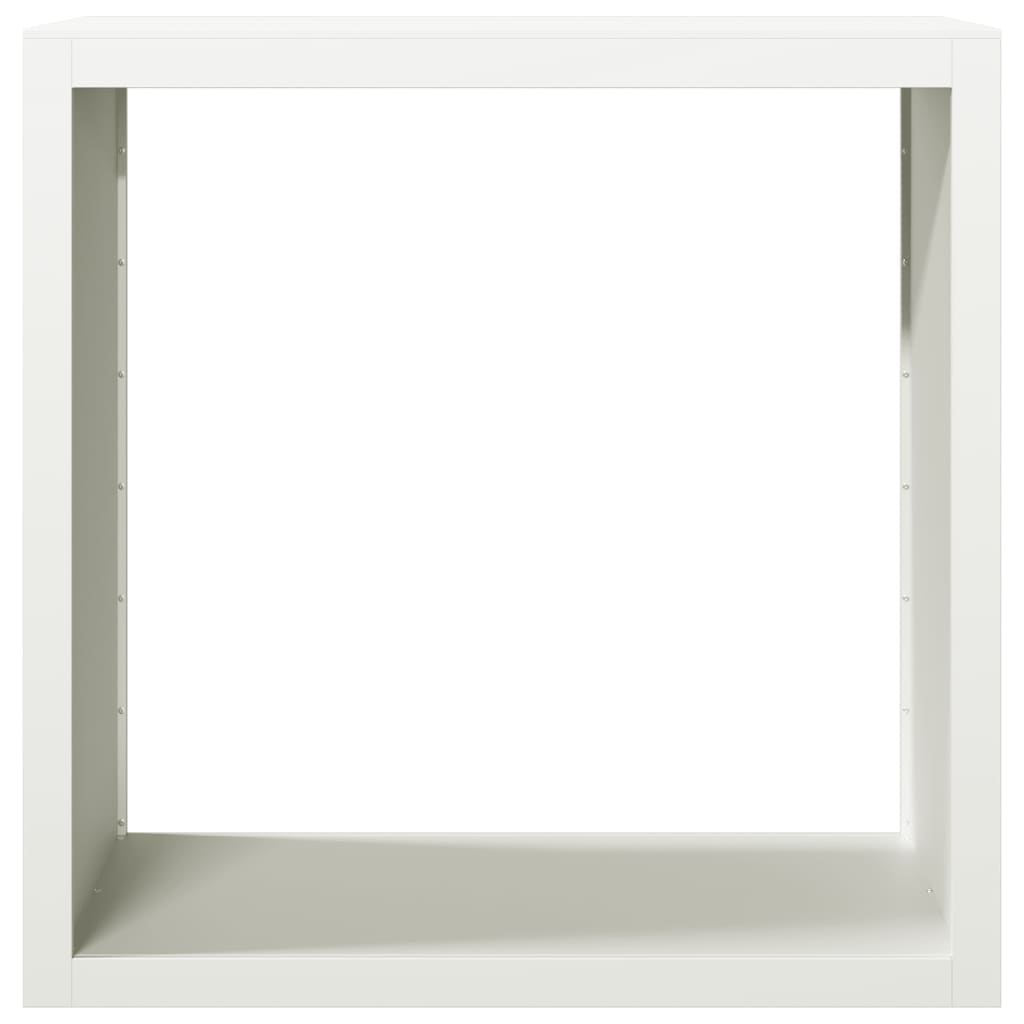 brændestativ 100x40x100 cm stål hvid