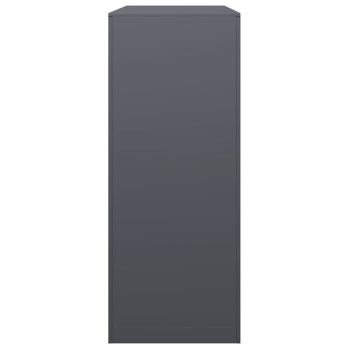 brændestativ 100x40x100 cm stål antracitgrå