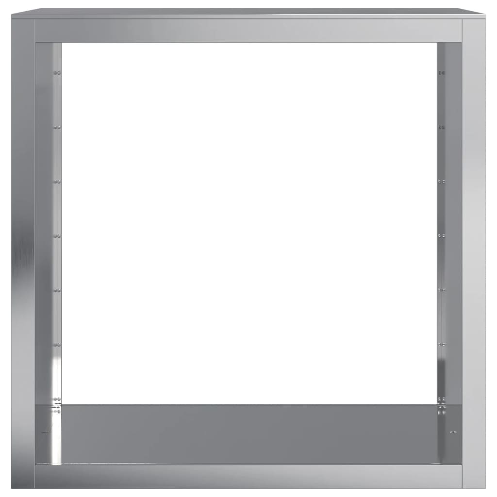 brændestativ 100x40x100 cm galvaniseret stål