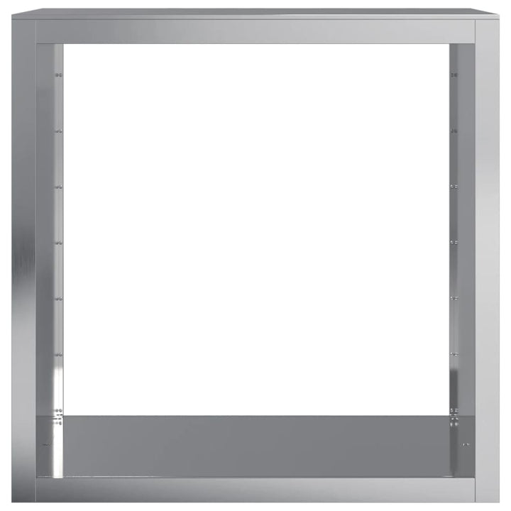 brændestativ 100x40x100 cm galvaniseret stål
