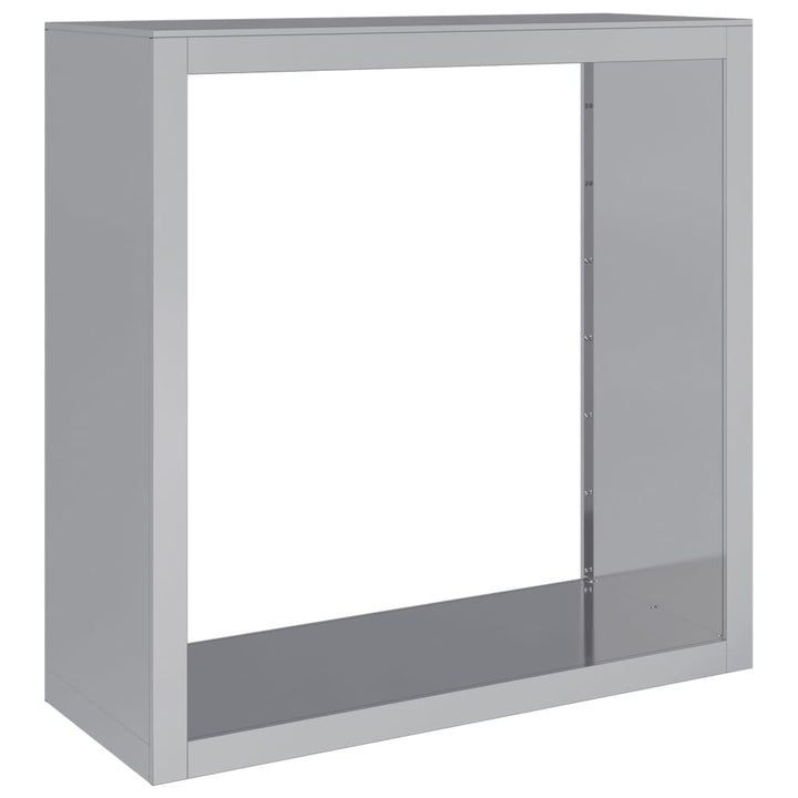 brændestativ 100x40x100 cm galvaniseret stål