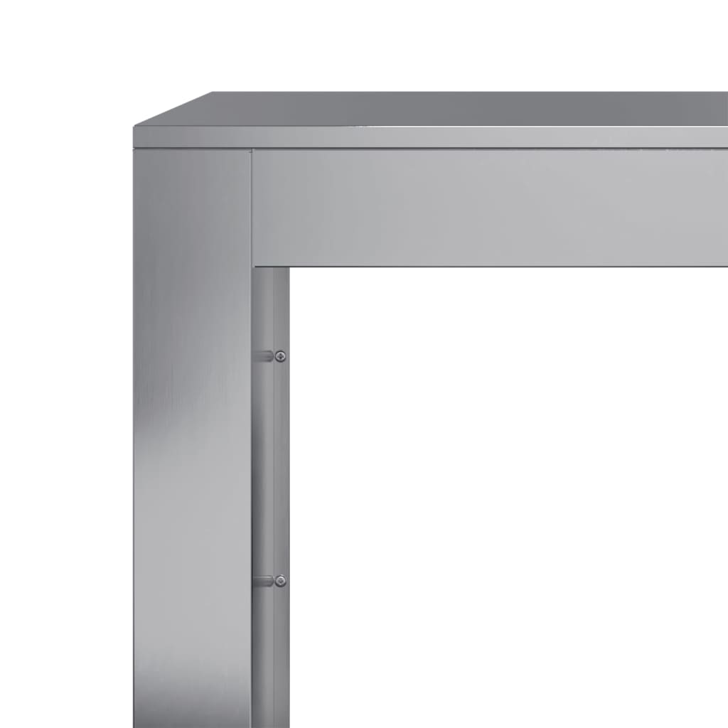 brændestativ 100x40x100 cm galvaniseret stål