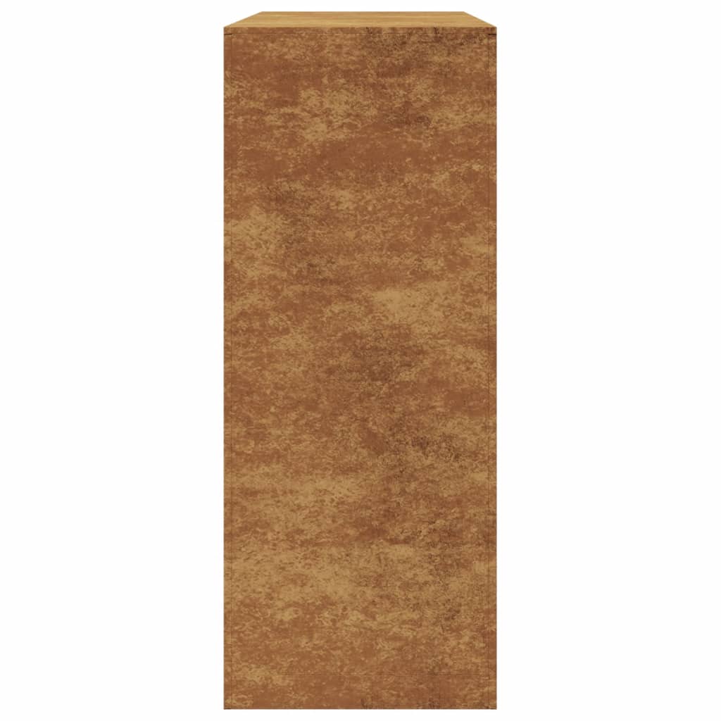 Brændereol 100x40x100 cm i vejrbestandigt stål