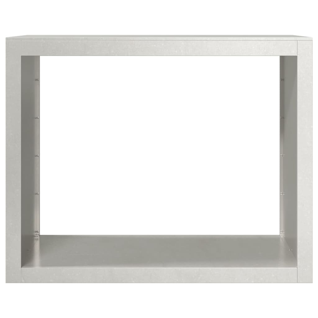 brændestativ 100x40x80 cm rustfrit stål