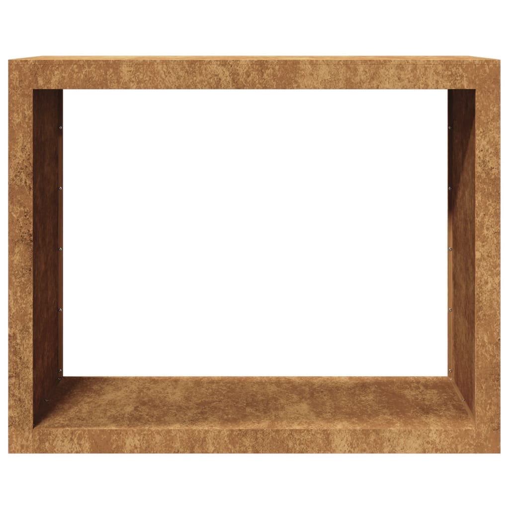 Brændereol 100x40x80 cm i vejrbestandigt stål