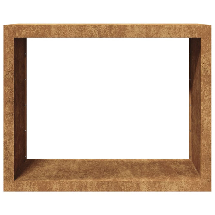 Brændereol 100x40x80 cm i vejrbestandigt stål