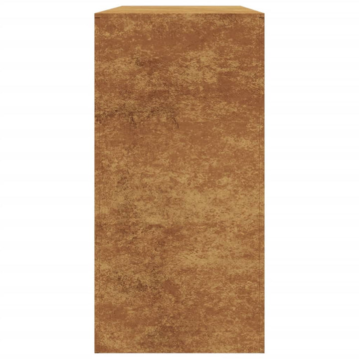 Brændereol 100x40x80 cm i vejrbestandigt stål