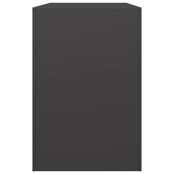 brændestativ 100x40x60 cm stål sort