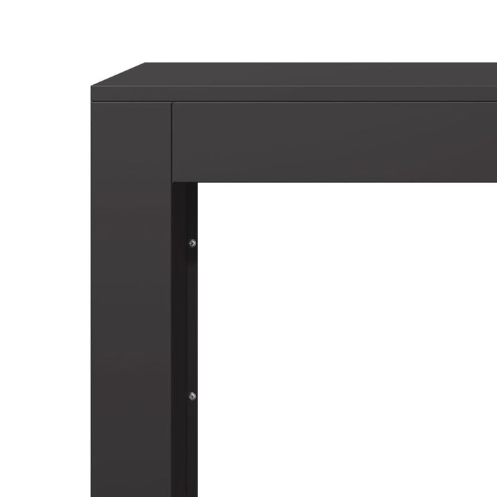 brændestativ 100x40x60 cm stål sort