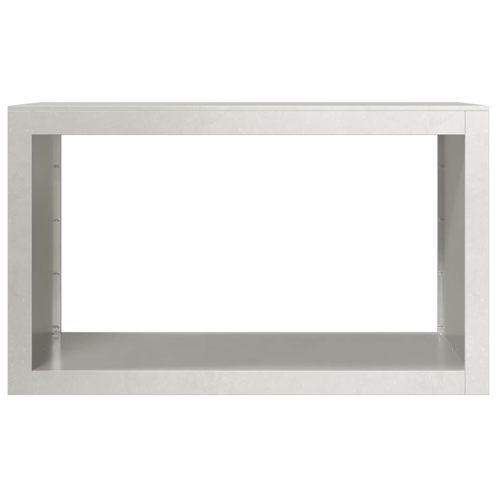 brændestativ 100x40x60 cm rustfrit stål