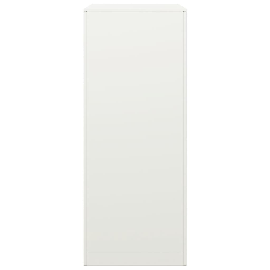 brændestativ 60x40x100 cm stål hvid
