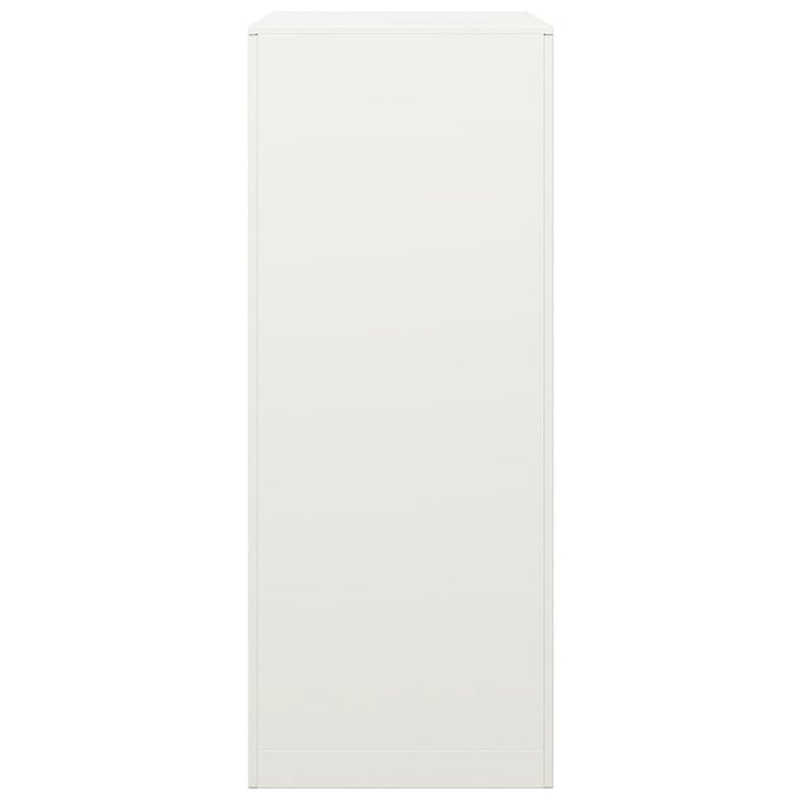brændestativ 60x40x100 cm stål hvid